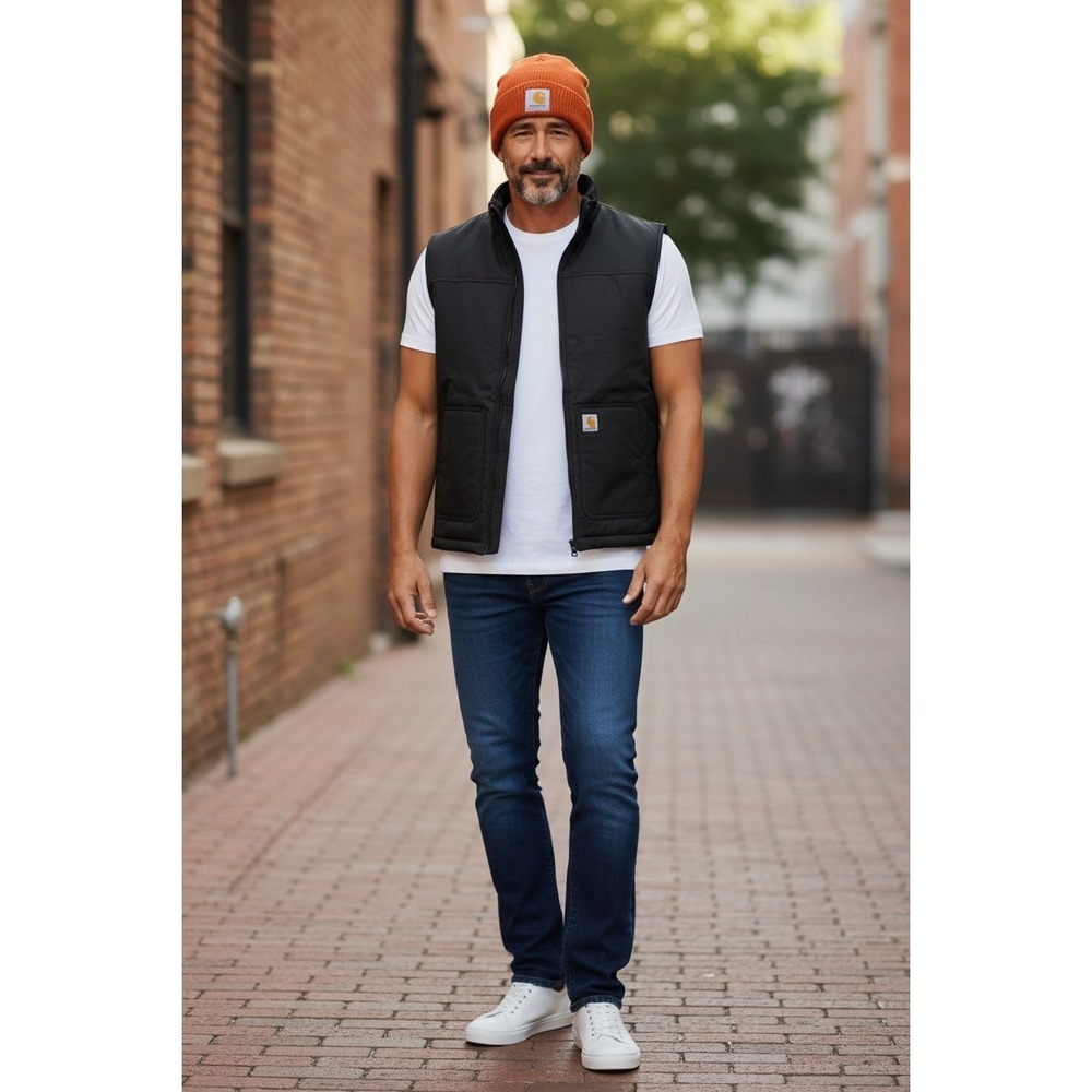 Carhartt Beanie Winter Knit Hat‎ OS Workwear Snow Ski Men Women Orange